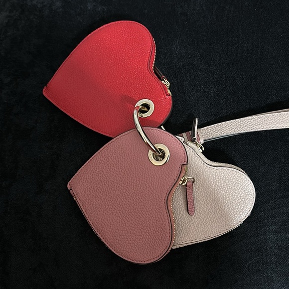 Michael Khors Heart-Shaped Wristlet Trio - Red, Pink, Cream - Picture 6 of 13